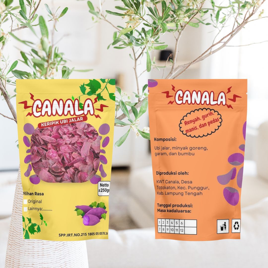 Keripik ubi jalar Canala