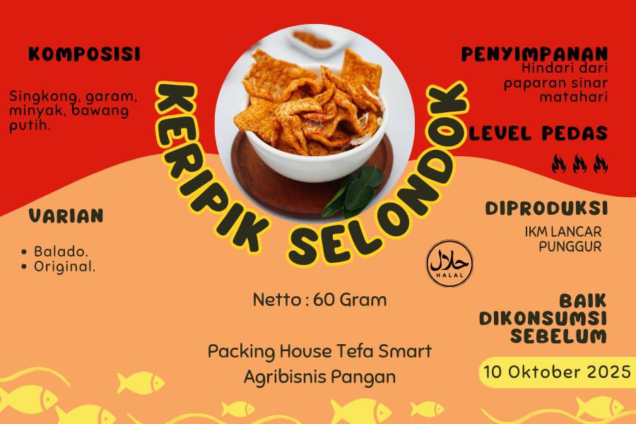 Krupuk Selondoh  IKM mbak Nuri